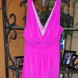 Sexy one-piece bathing suit.